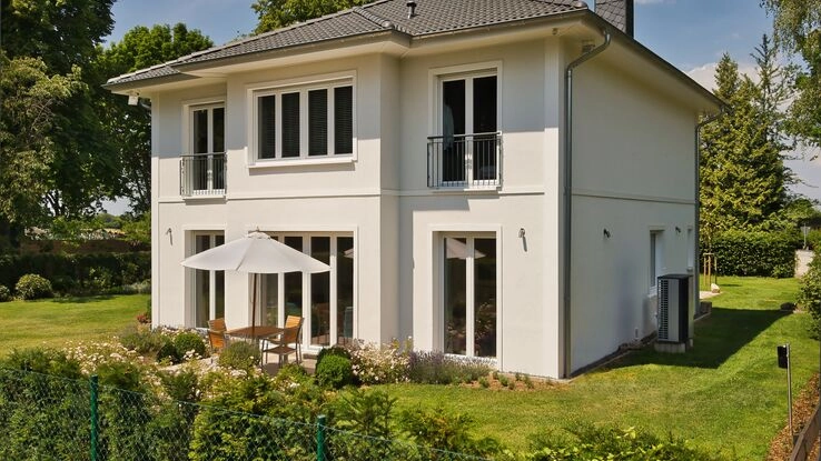 Ein Haus im ganz speziellen Baustil.
