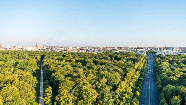Ein Blick auf ein Wohngebiet.