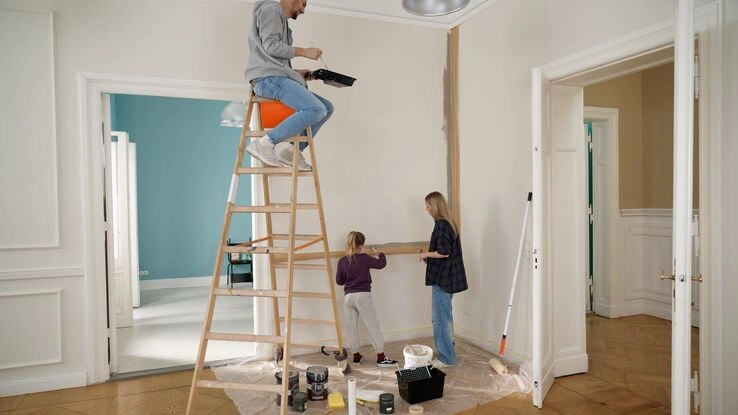 Eine Modernisierung, wie auf dem Bild zu sehen, kann teuer werden. Mit einer guten Finanzierung gelingt´s.